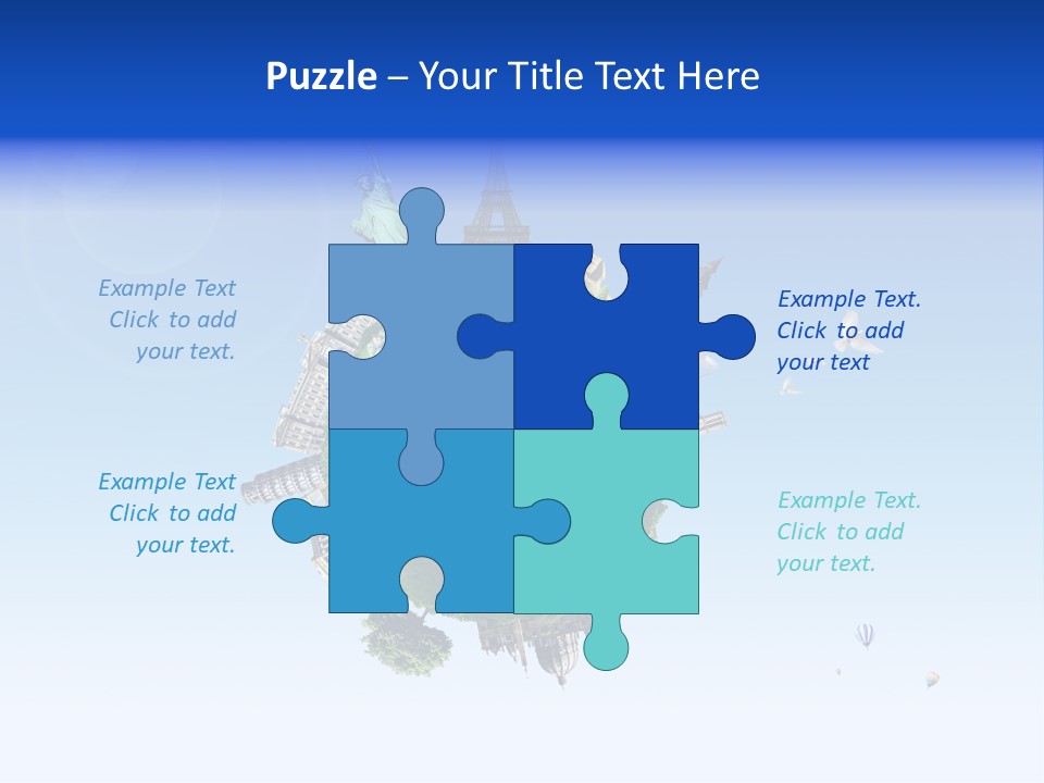 Building Tour Collage PowerPoint Template