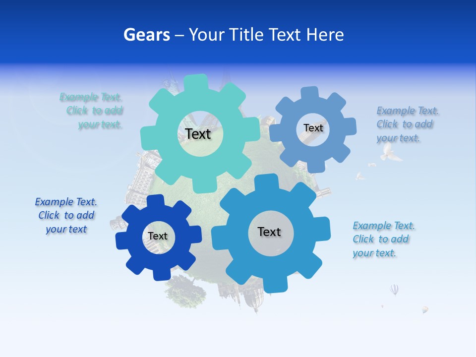 Building Tour Collage PowerPoint Template