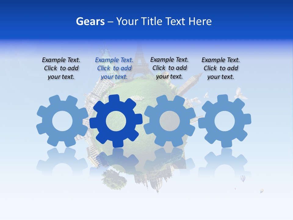 Building Tour Collage PowerPoint Template