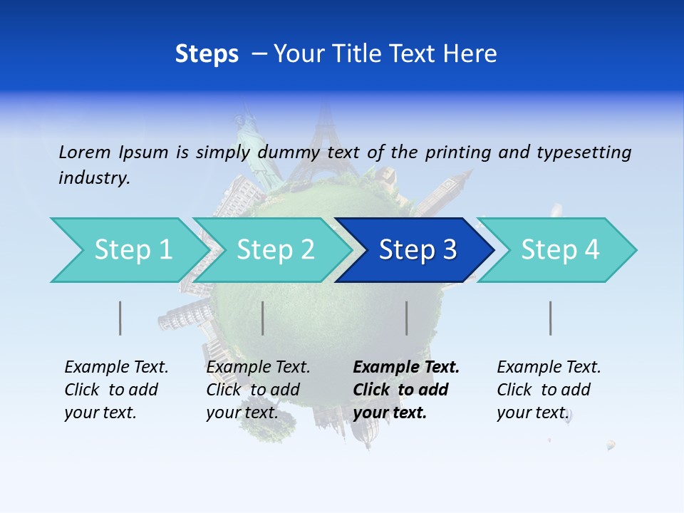 Building Tour Collage PowerPoint Template