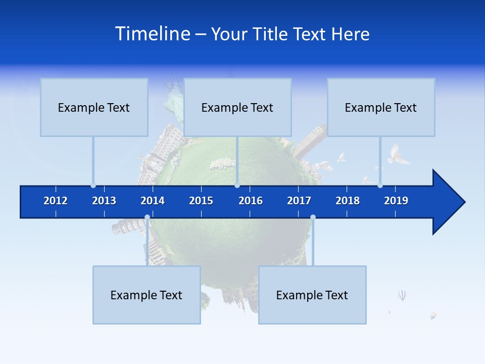Building Tour Collage PowerPoint Template