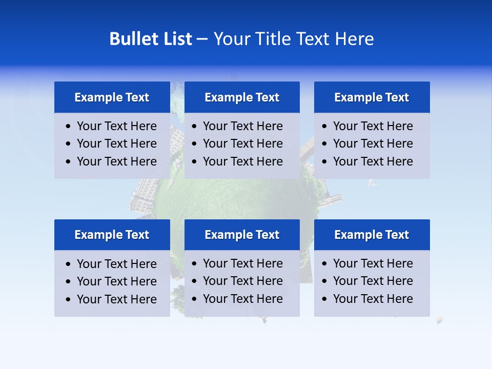 Building Tour Collage PowerPoint Template