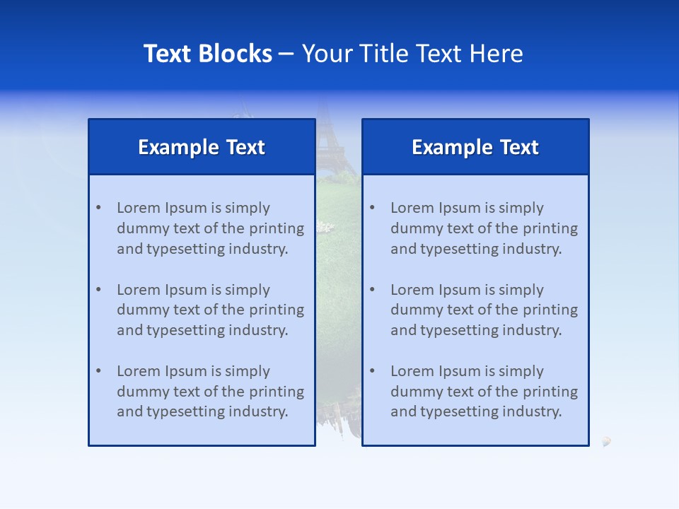 Building Tour Collage PowerPoint Template