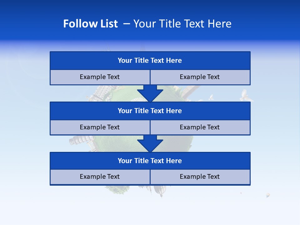 Building Tour Collage PowerPoint Template