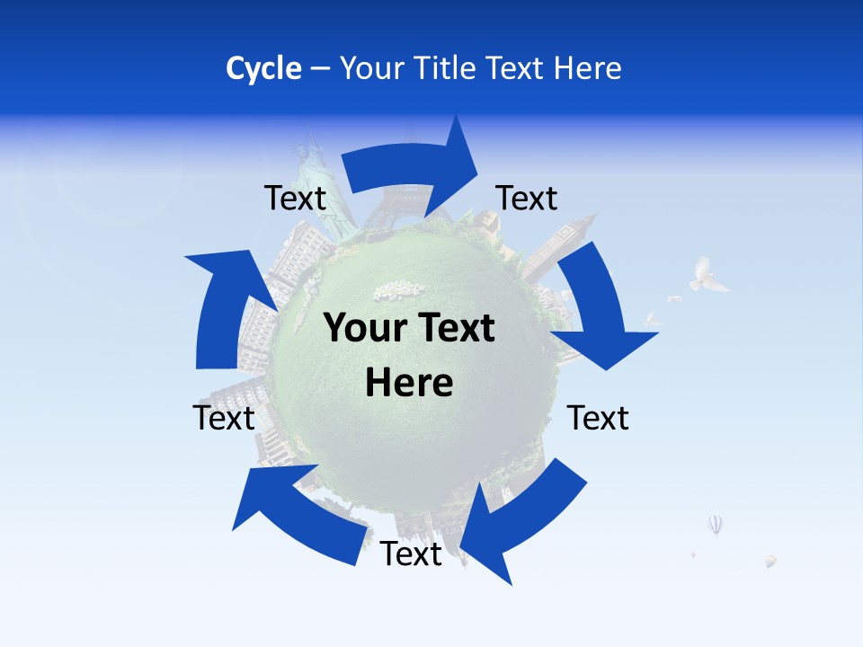 Building Tour Collage PowerPoint Template