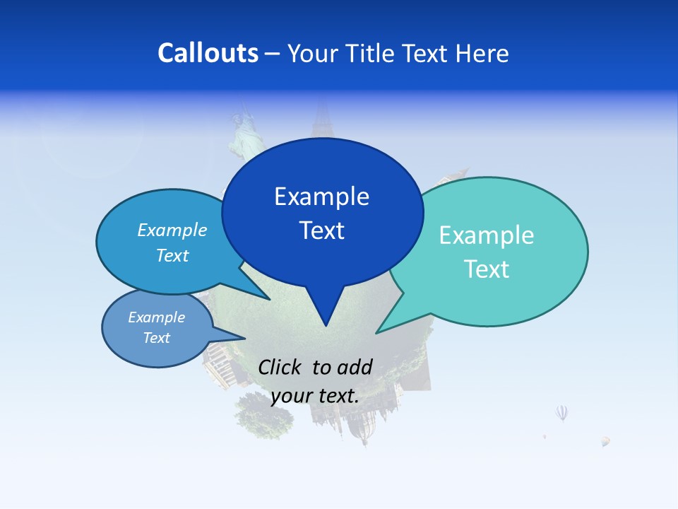 Building Tour Collage PowerPoint Template