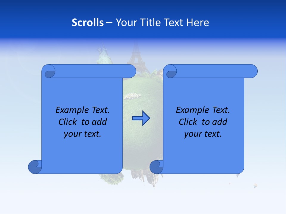 Building Tour Collage PowerPoint Template