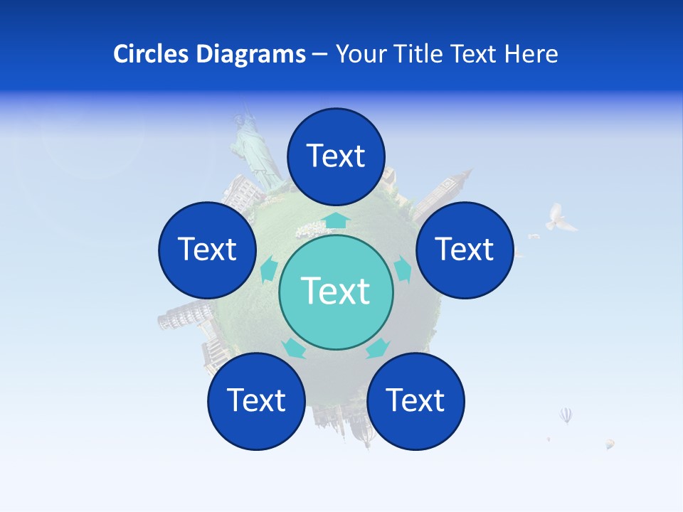 Building Tour Collage PowerPoint Template