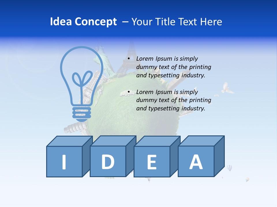 Building Tour Collage PowerPoint Template