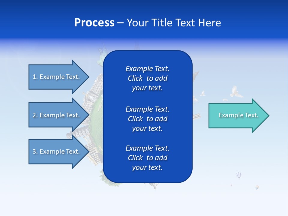 Building Tour Collage PowerPoint Template