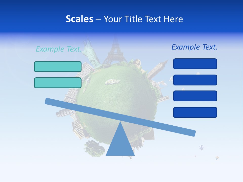 Building Tour Collage PowerPoint Template