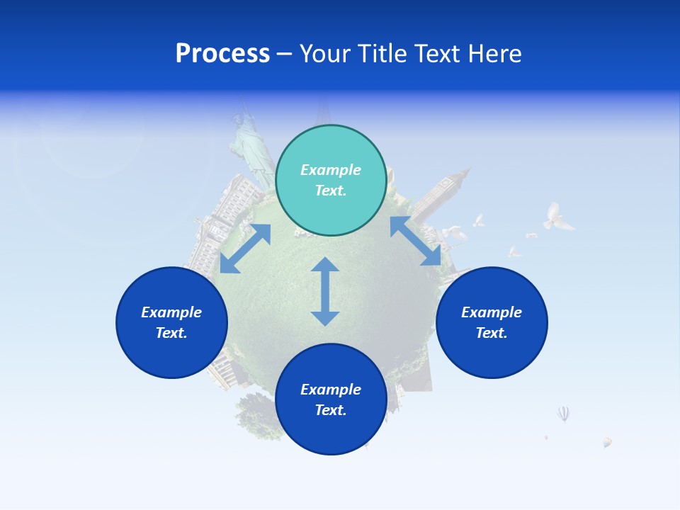 Building Tour Collage PowerPoint Template