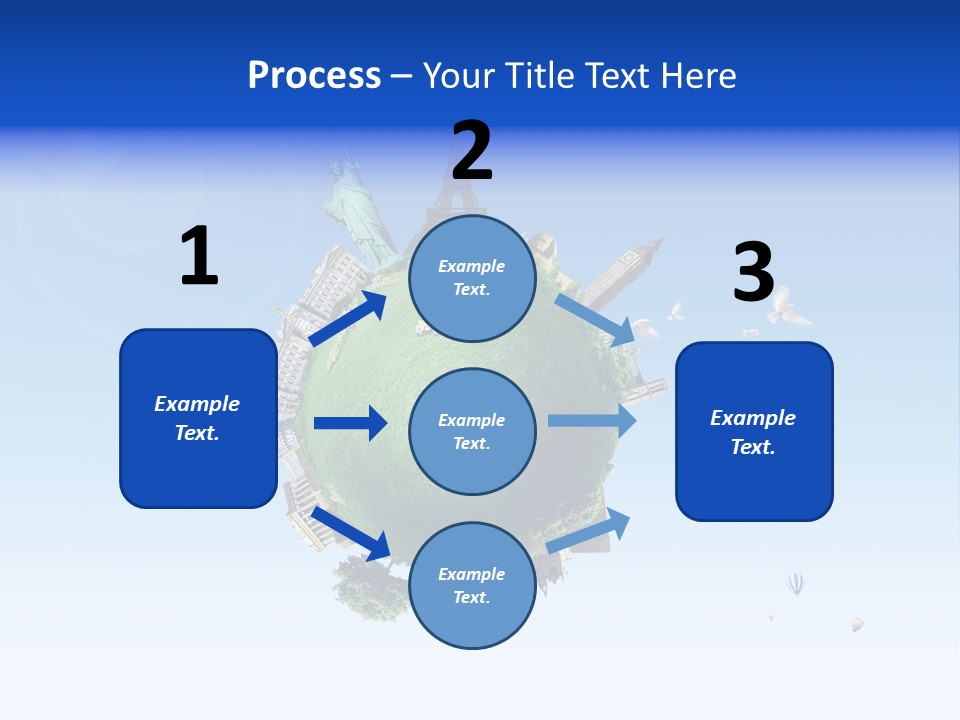 Building Tour Collage PowerPoint Template