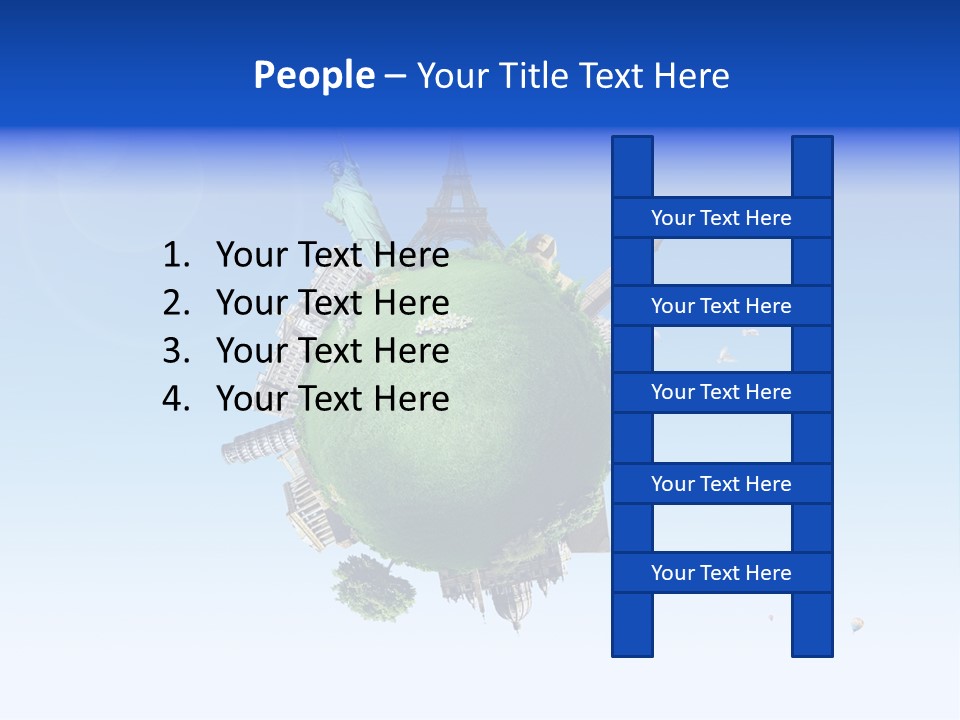 Building Tour Collage PowerPoint Template