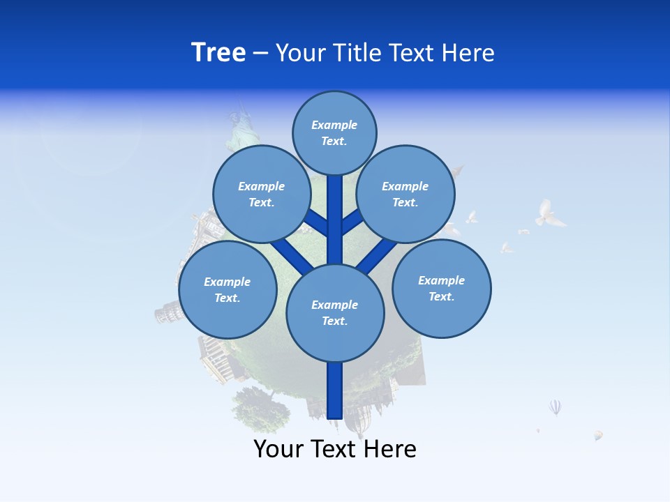 Building Tour Collage PowerPoint Template