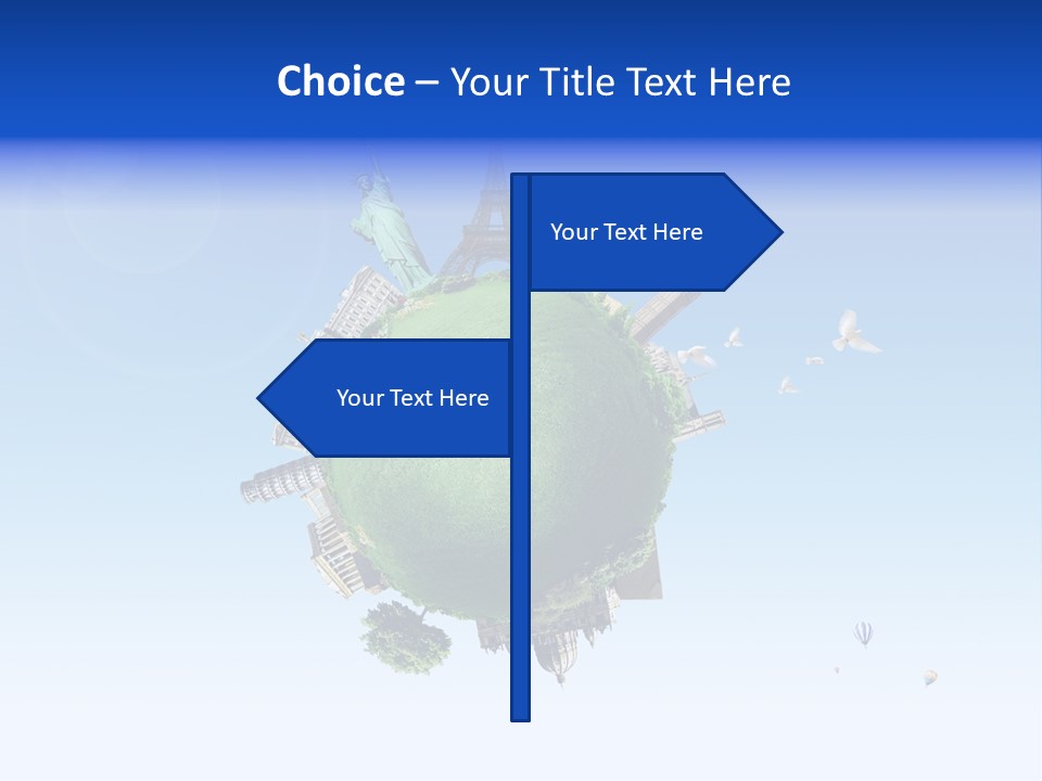 Building Tour Collage PowerPoint Template