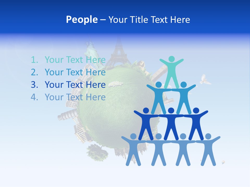 Building Tour Collage PowerPoint Template