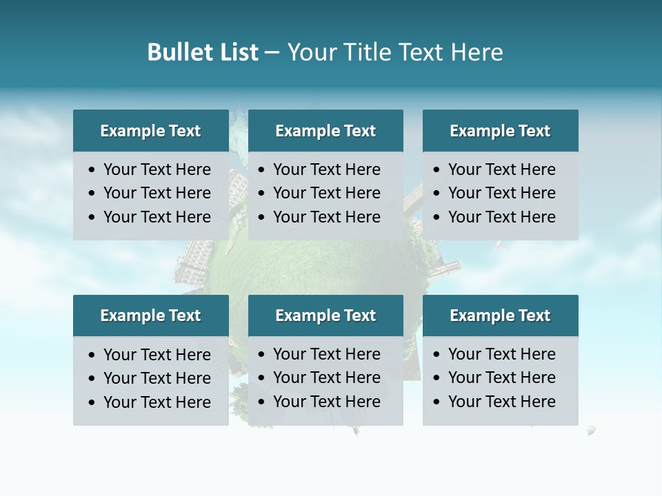 Love Famous Destination PowerPoint Template