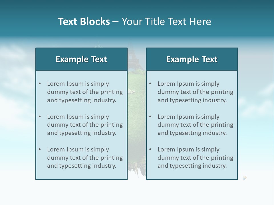 Love Famous Destination PowerPoint Template