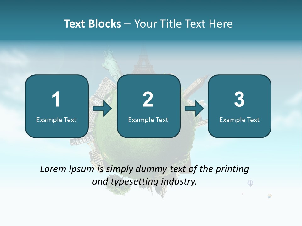 Love Famous Destination PowerPoint Template