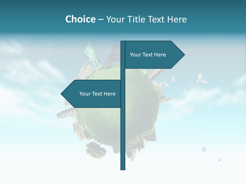 Love Famous Destination PowerPoint Template