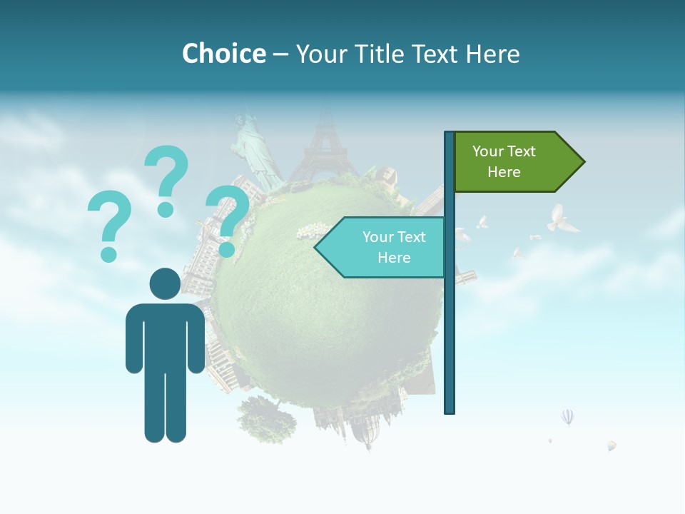 Love Famous Destination PowerPoint Template