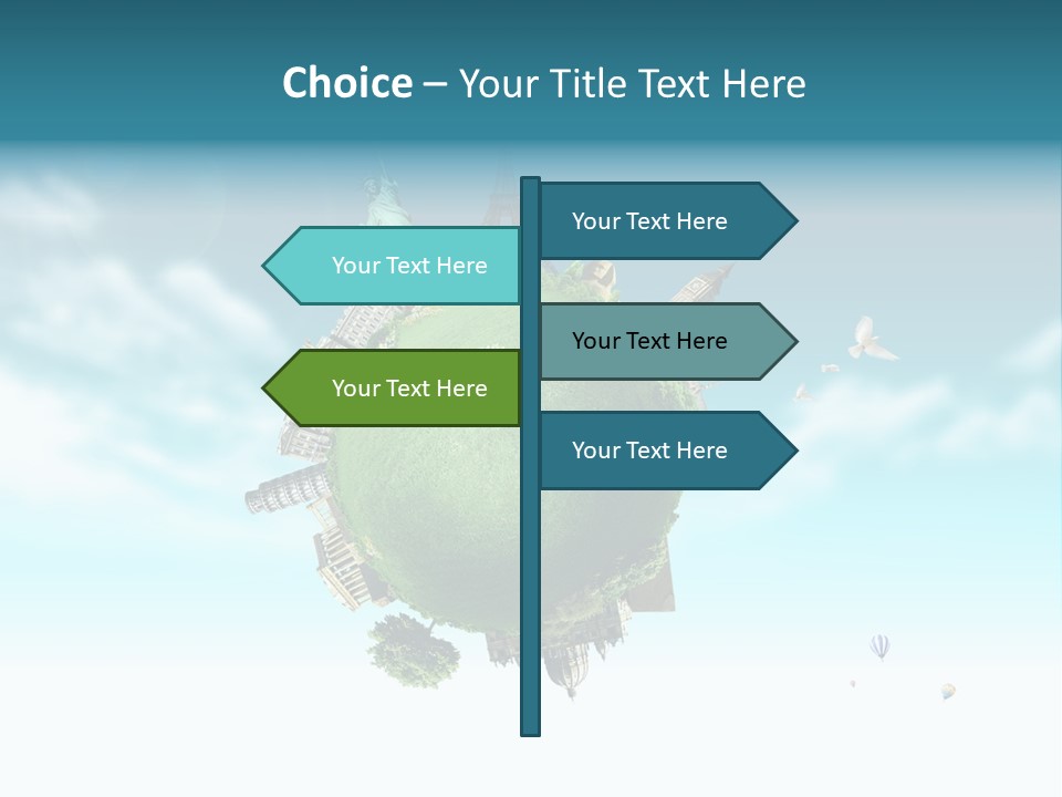 Love Famous Destination PowerPoint Template