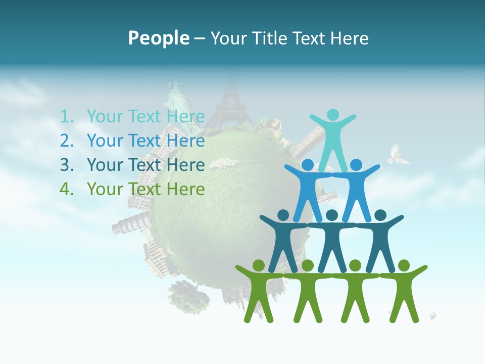 Love Famous Destination PowerPoint Template