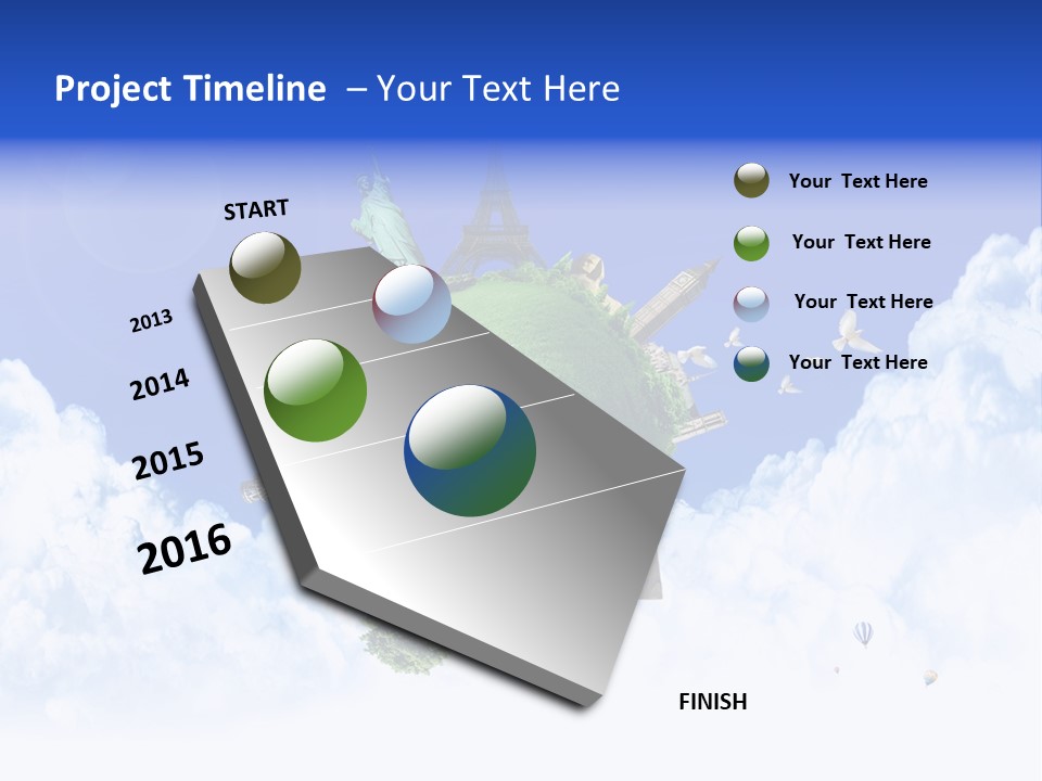 Destination World Conceptual PowerPoint Template