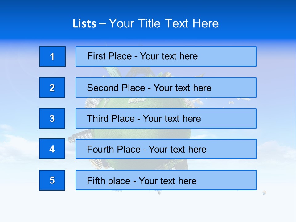 World Memories Europe PowerPoint Template