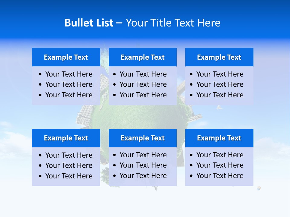 World Memories Europe PowerPoint Template