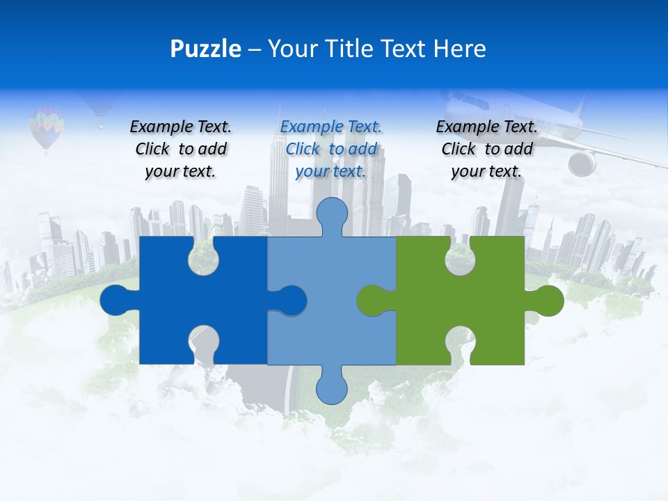 Cloud Architecture Window PowerPoint Template