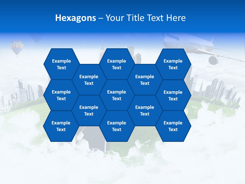 Cloud Architecture Window PowerPoint Template