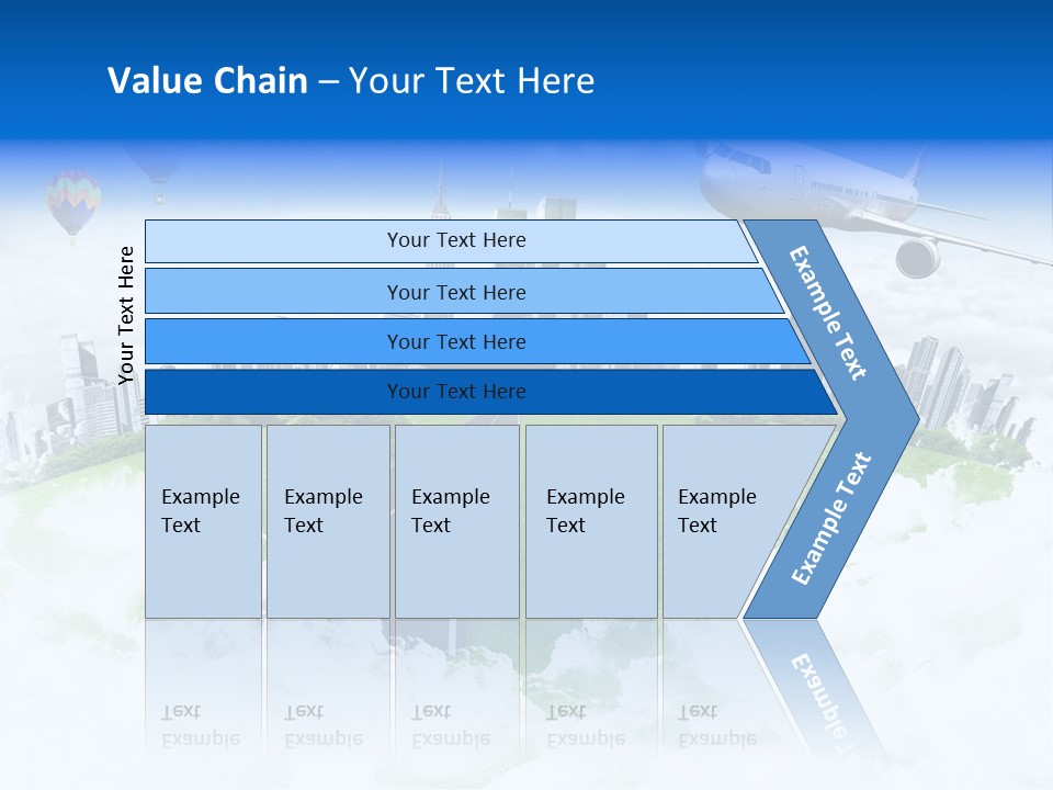 Cloud Architecture Window PowerPoint Template