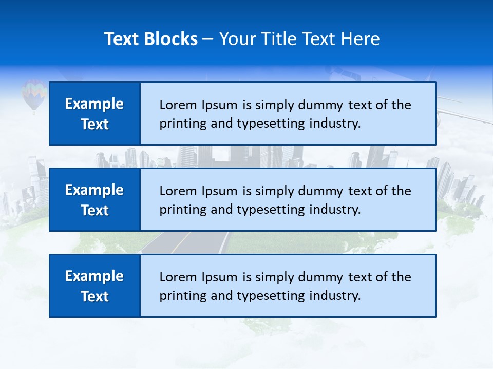 Cloud Architecture Window PowerPoint Template