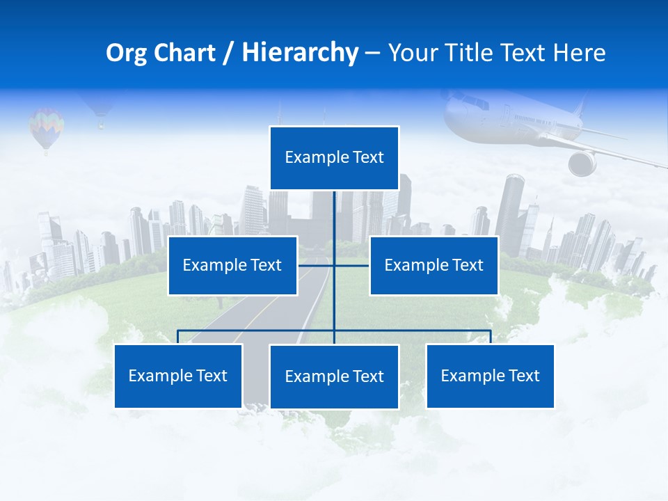 Cloud Architecture Window PowerPoint Template