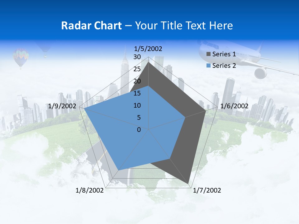 Cloud Architecture Window PowerPoint Template