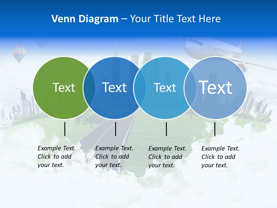 Cloud Architecture Window PowerPoint Template