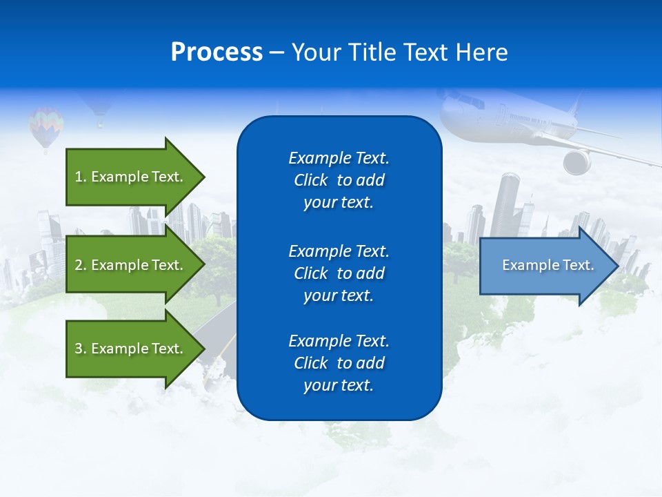 Cloud Architecture Window PowerPoint Template