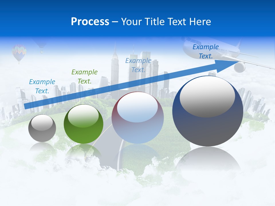 Cloud Architecture Window PowerPoint Template