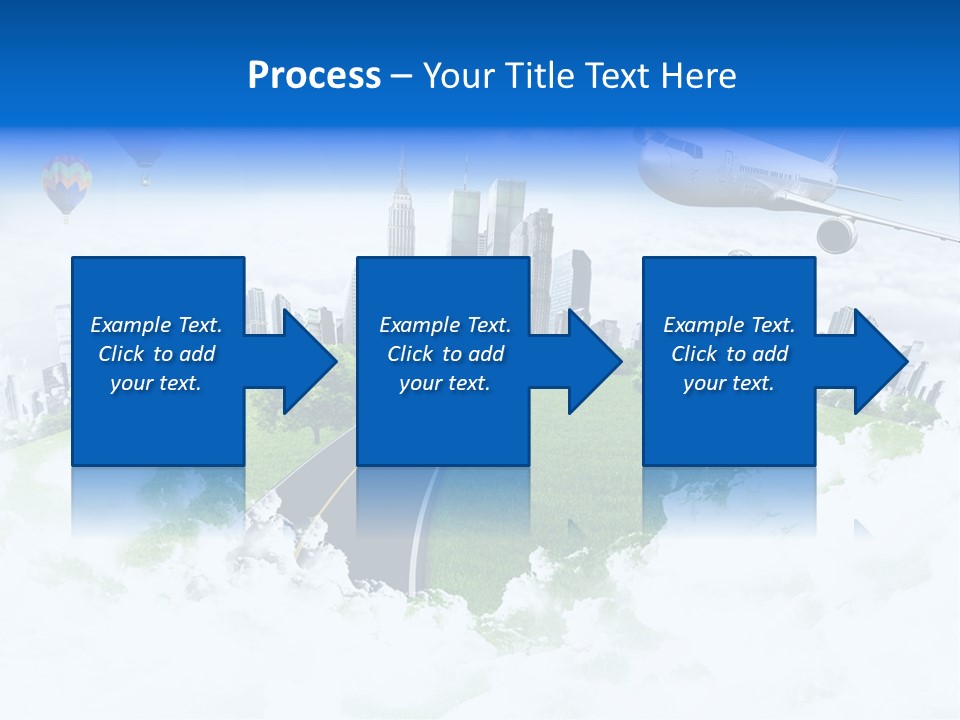 Cloud Architecture Window PowerPoint Template