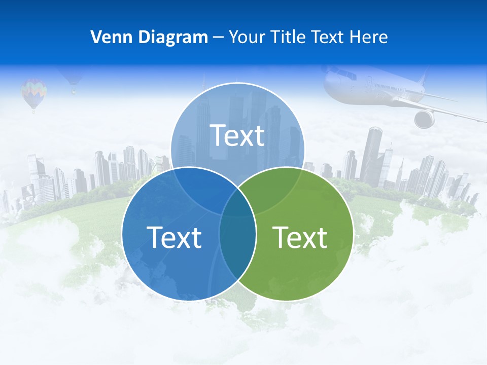 Cloud Architecture Window PowerPoint Template