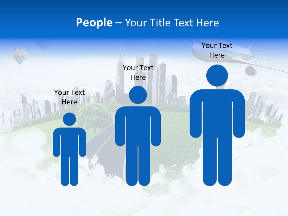 Cloud Architecture Window PowerPoint Template