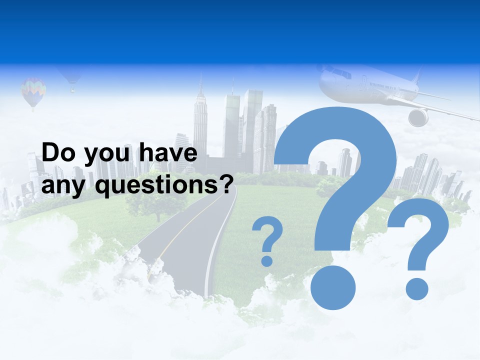 Cloud Architecture Window PowerPoint Template