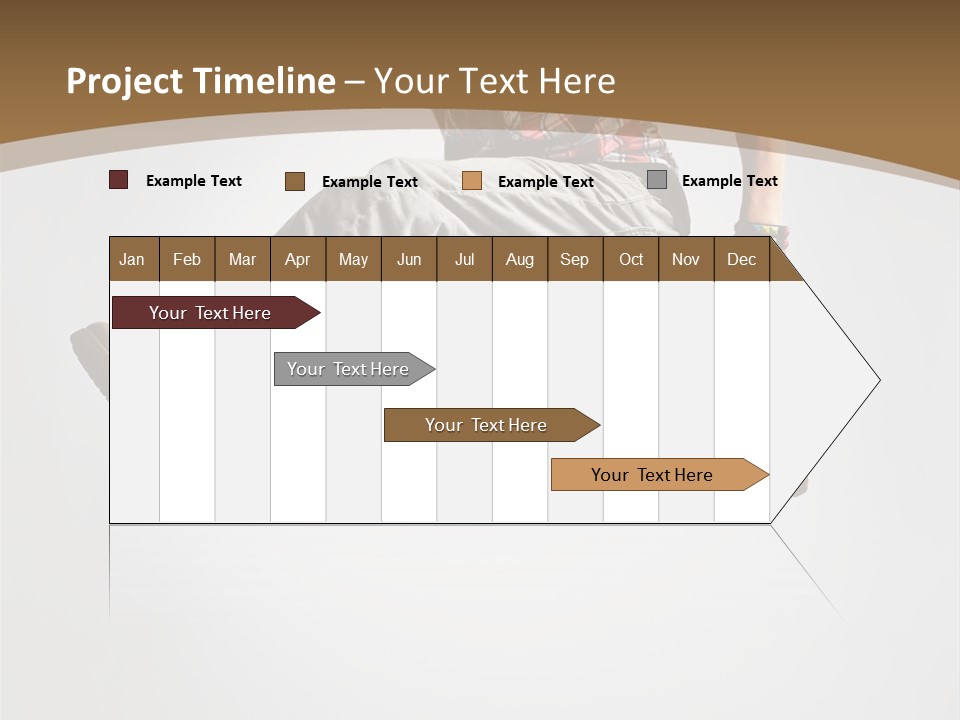 Color Aerobics Moving PowerPoint Template