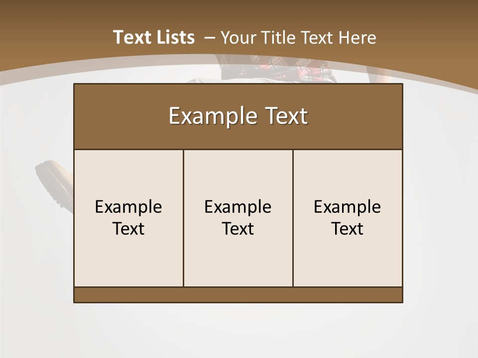 Color Aerobics Moving PowerPoint Template