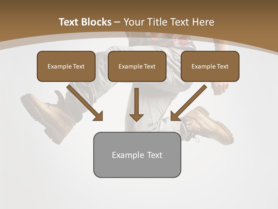 Color Aerobics Moving PowerPoint Template