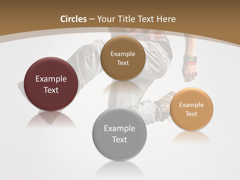 Color Aerobics Moving PowerPoint Template