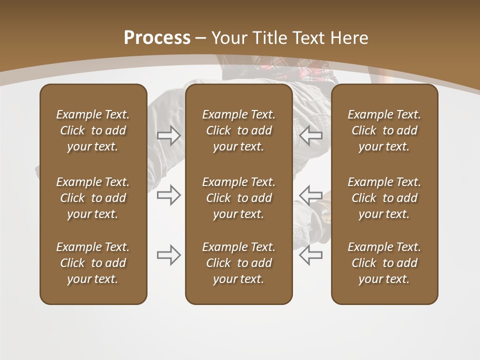 Color Aerobics Moving PowerPoint Template