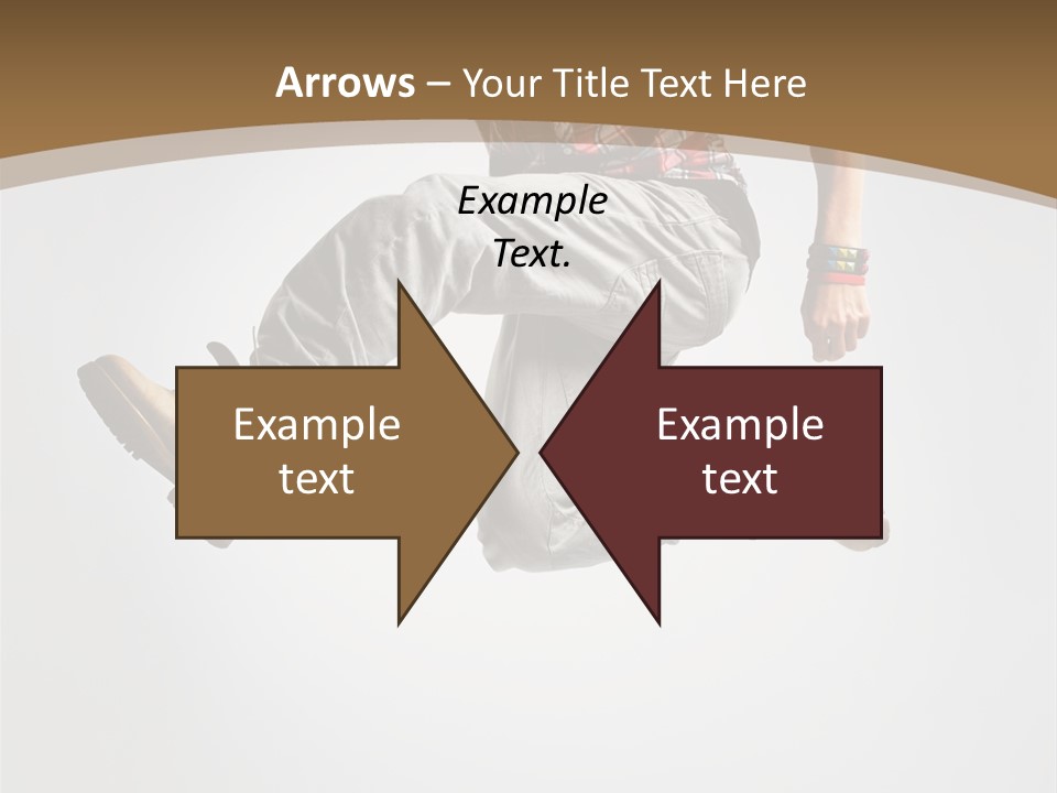 Color Aerobics Moving PowerPoint Template
